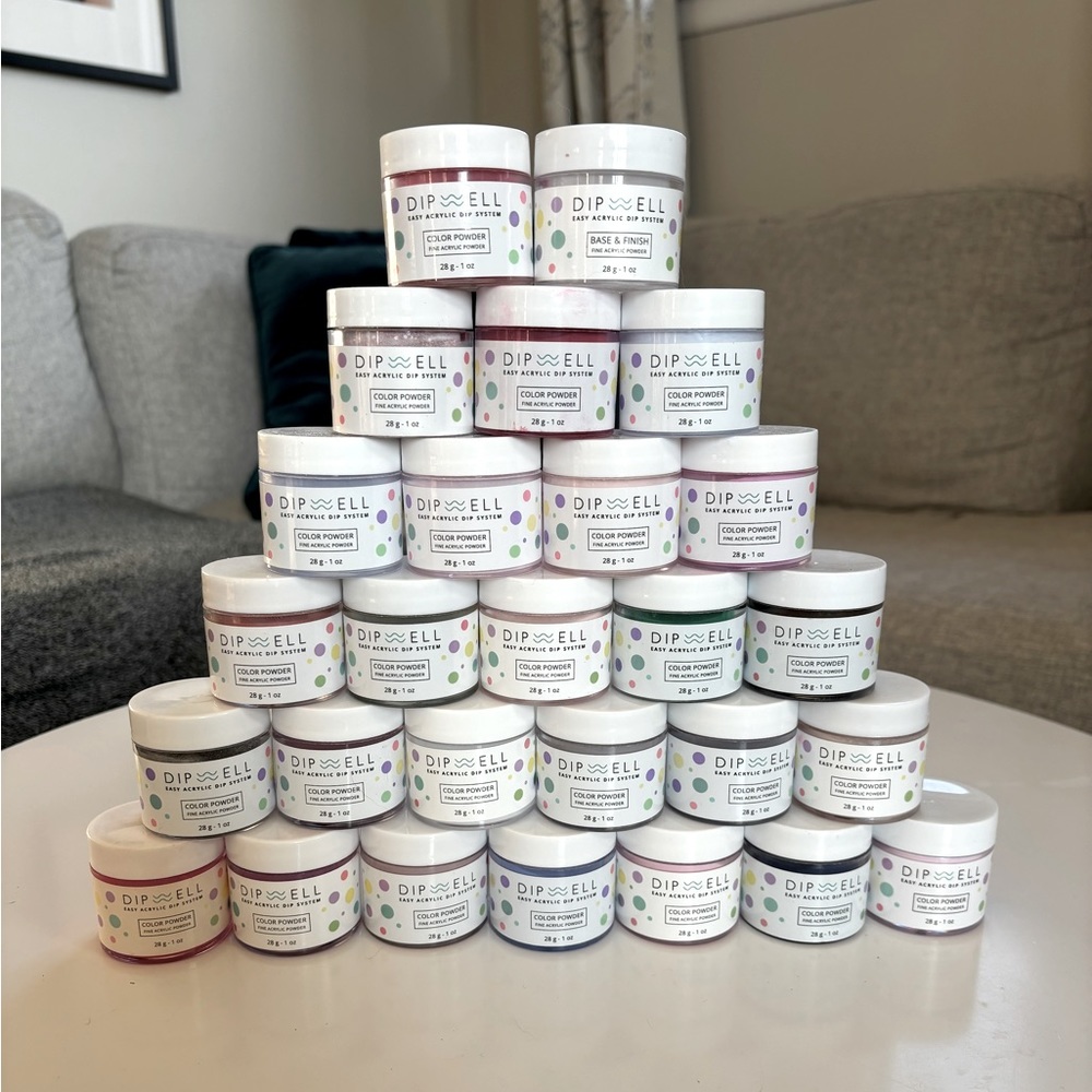 Dipwell powders